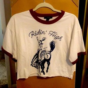 Ridin’ High crop T-shirt from Forever 21